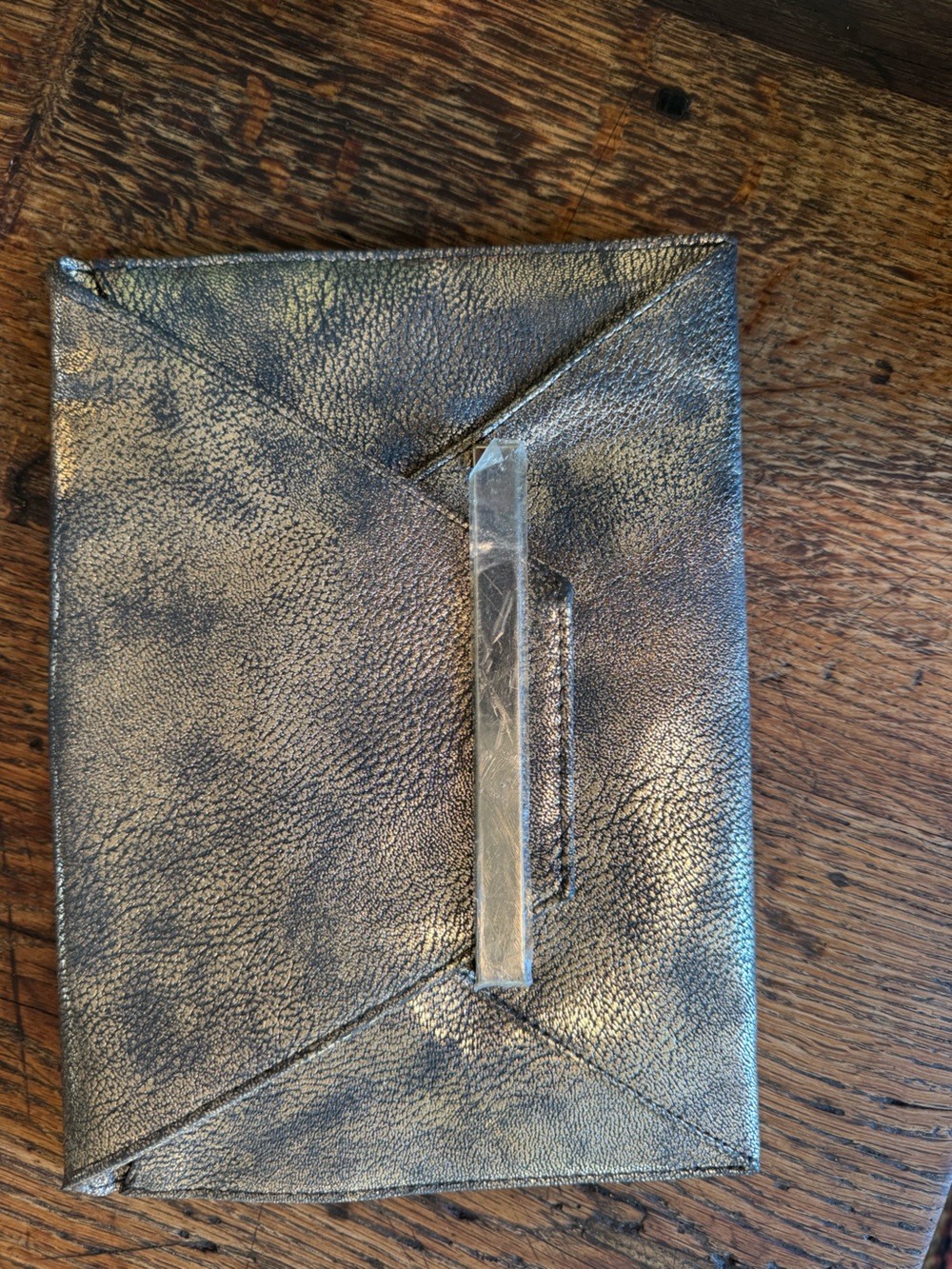 Metallic Black Women’s Clutch Bag